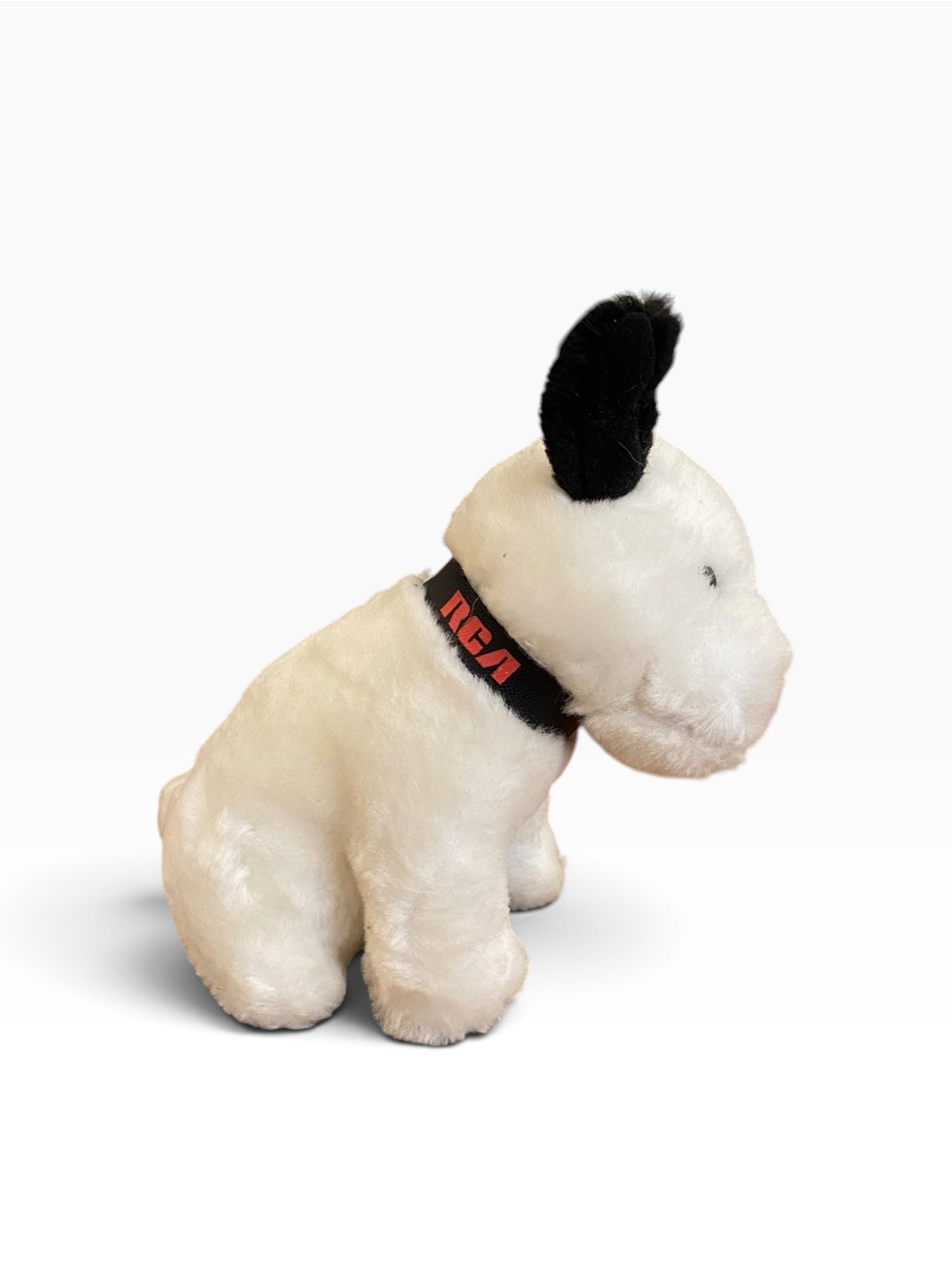 Vintage RCA Nipper Dog Dakin Plush 12” Advertising Collectible